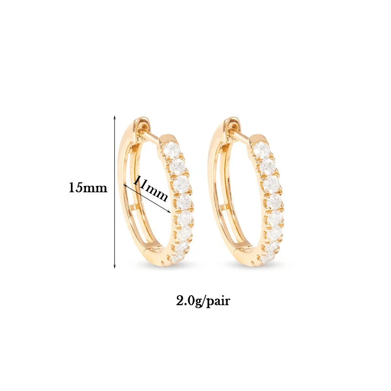 CRMYA Gold-color Dangle Hoop Stud Earrings For Women Cute Piercing Cubic Zirconia Women\'s Earrings Set 2023 Jewelry Wholesale