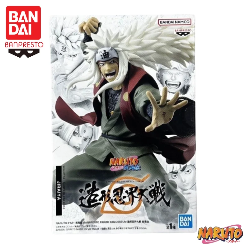

In Stock Bandai Banpresto Original Naruto Figure Colosseum Jiraiya Model Doll Brand New Boxed Action Figure Figurine
