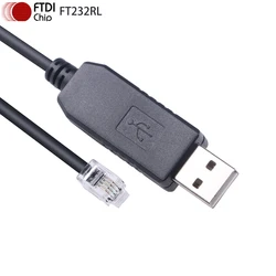 FTDI FT232RL USB to 4P4C RJ9 RS232 Virtual Serial Hand Control Match PHD2 Guiding Software Cable for Celestron Nexstar AVX Mount