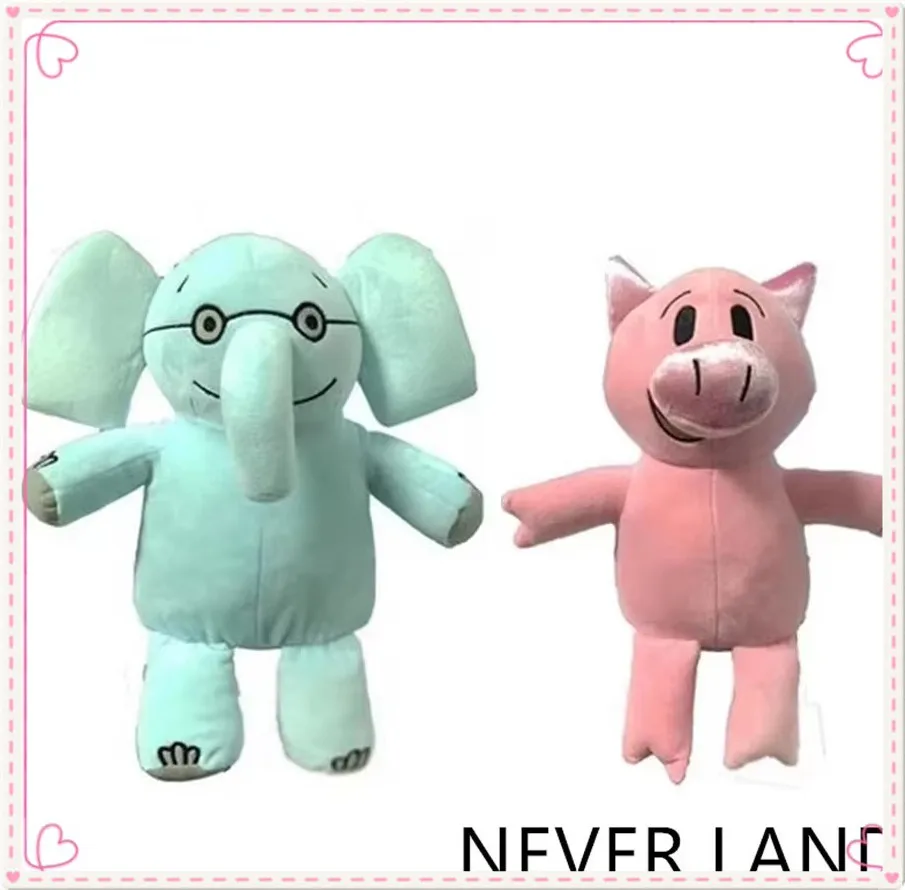 

Elephant and Piggie Set Plush Kids Stuffed Animals Toys For Children Christmas Gifts
