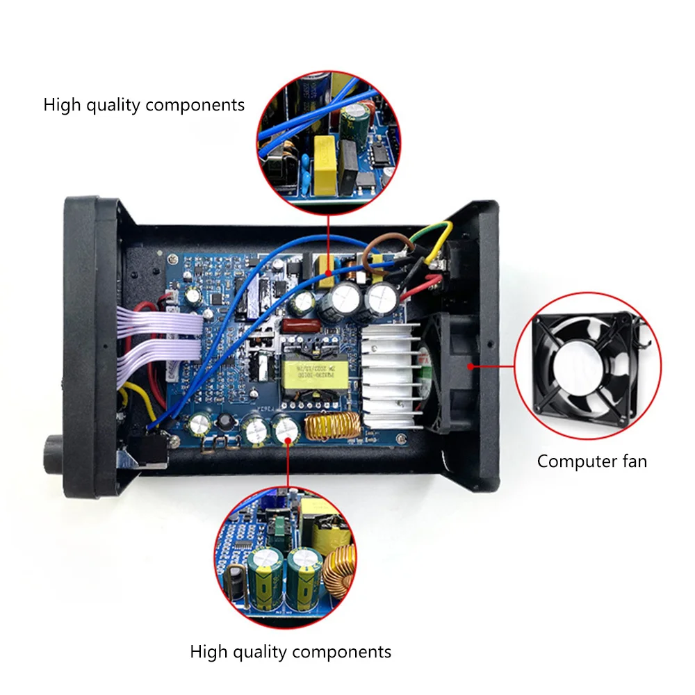 조정 가능한 DC 전원 공급 장치 120V 360W 3A LED 디지털 실험실 벤치 전원 공급 장치 안정화 전원 공급 장치 전압 조정기 스위치