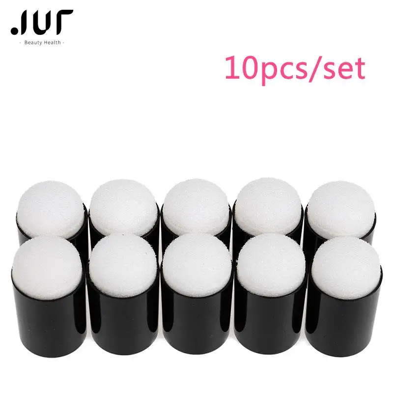 10Pcs Makeup Finger Sponge Daubers For Paint Ink Pad Stamping Chalk Reborn Art Tools