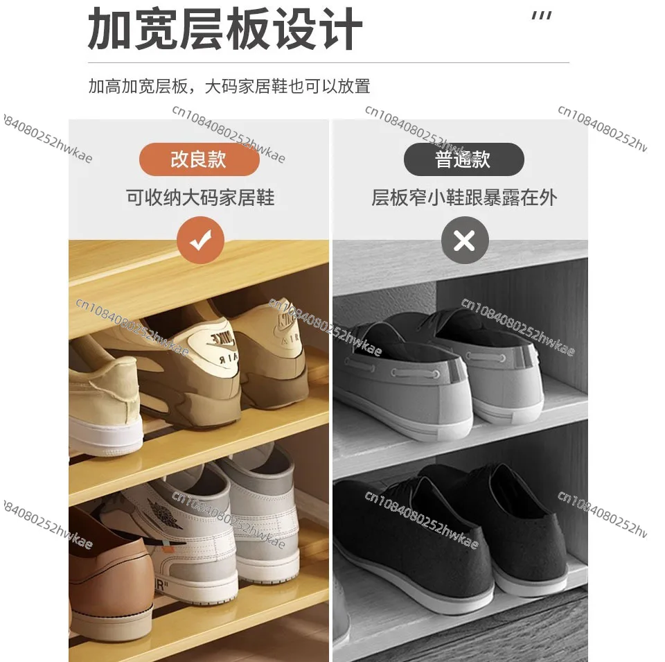 Solid Wood Indoor Shoe Rack, Multi-layer Shelf, Simple Storage, Dormitory, Can Sit Shoe Cabinet, Household Entrance