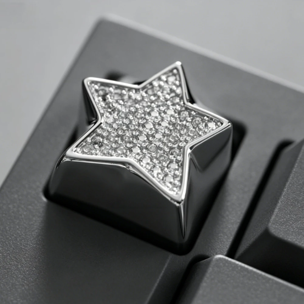 Shiny Themed ESC Keycap Metal Custom Original Handmade Artisan Point Keycaps for Mechanical Keyboard Personality Accessory Gift