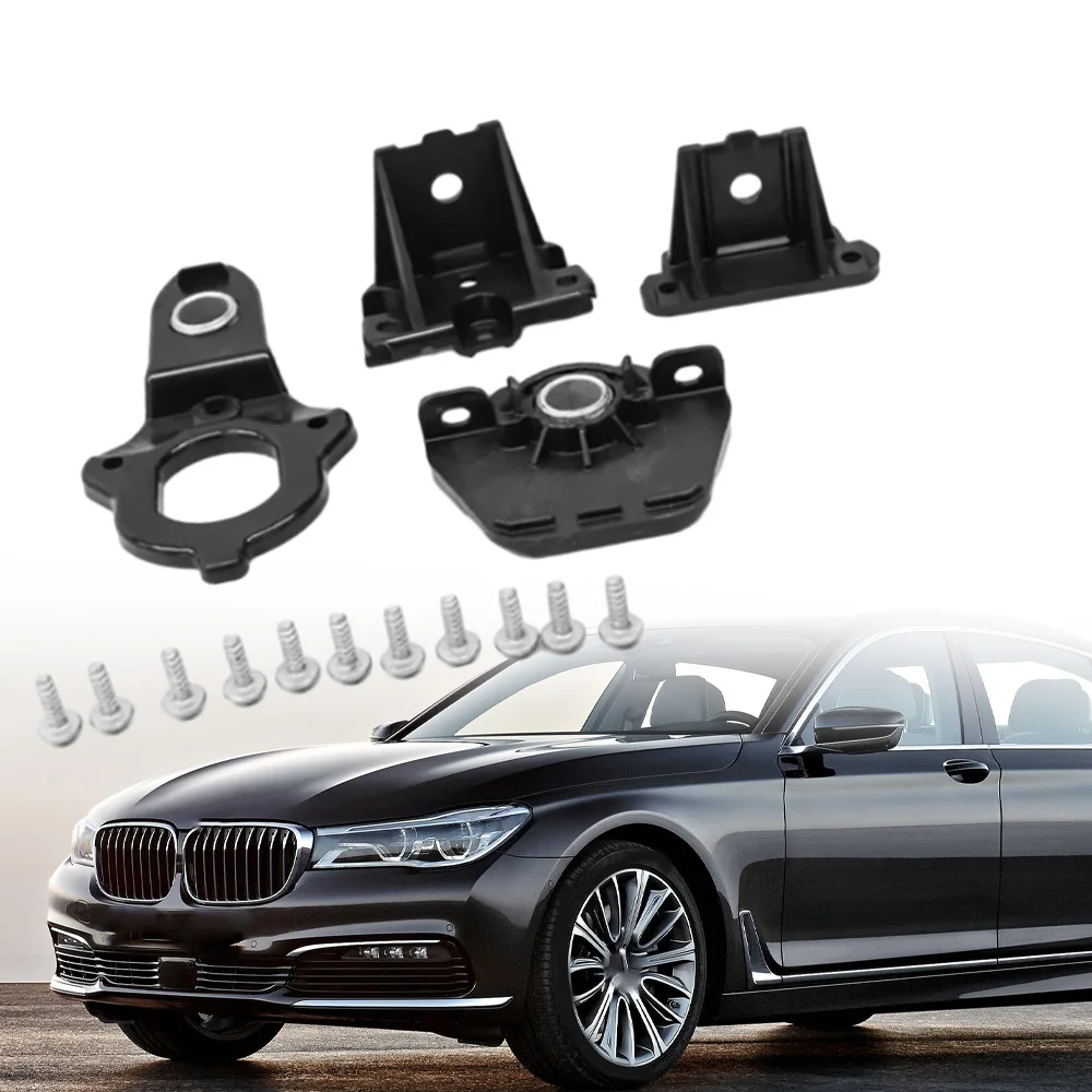 

Для BMW 7 серии G11 G12 2014-2022 комплект ремонта кронштейна автомобильных фар 63117440362 7440362 левый и правый черный пластик