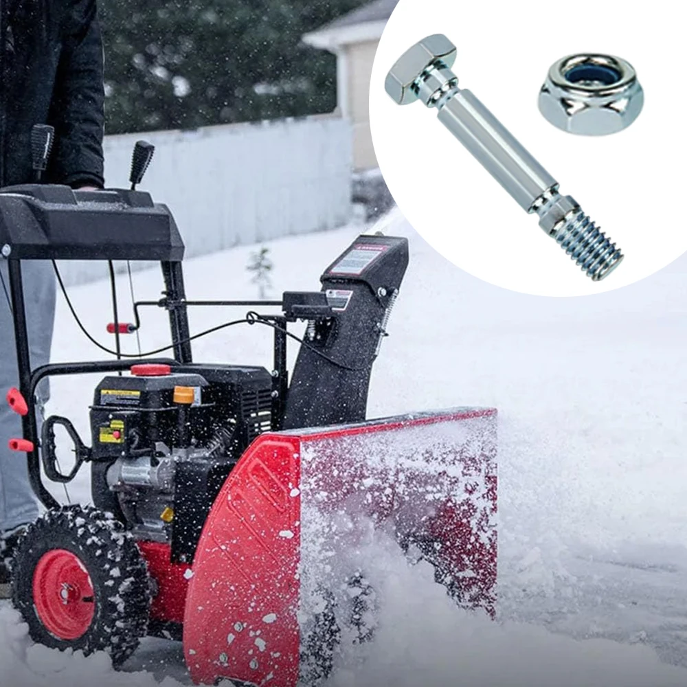 303160355P / 303160355 Baut dan Mur Penjepit Mesin Pembersih Salju, Kompatibel dengan suku cadang Penjepit Mesin Pembersih Salju MTD Powersmart