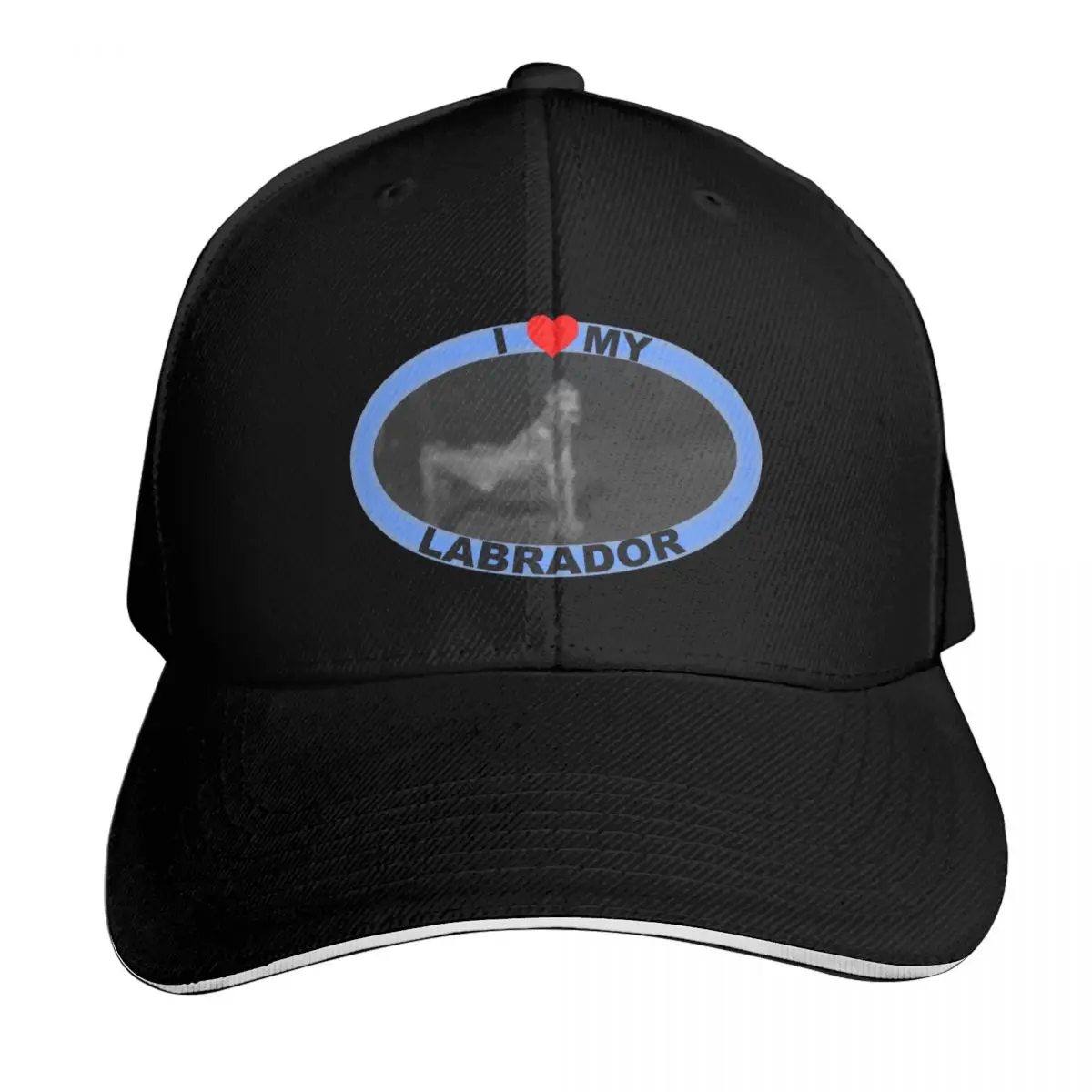 I LOVE MY LABRADOR Baseball Cap Lightweight Packable Gift for Him Her Casual Daily Wear