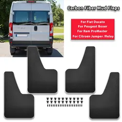 Брызговики для Fiat Ducato Peugeot Boxer Ram ProMaster Citroen Jumper Relay, брызговики, расширители крыльев, брызговики из углеродного волокна