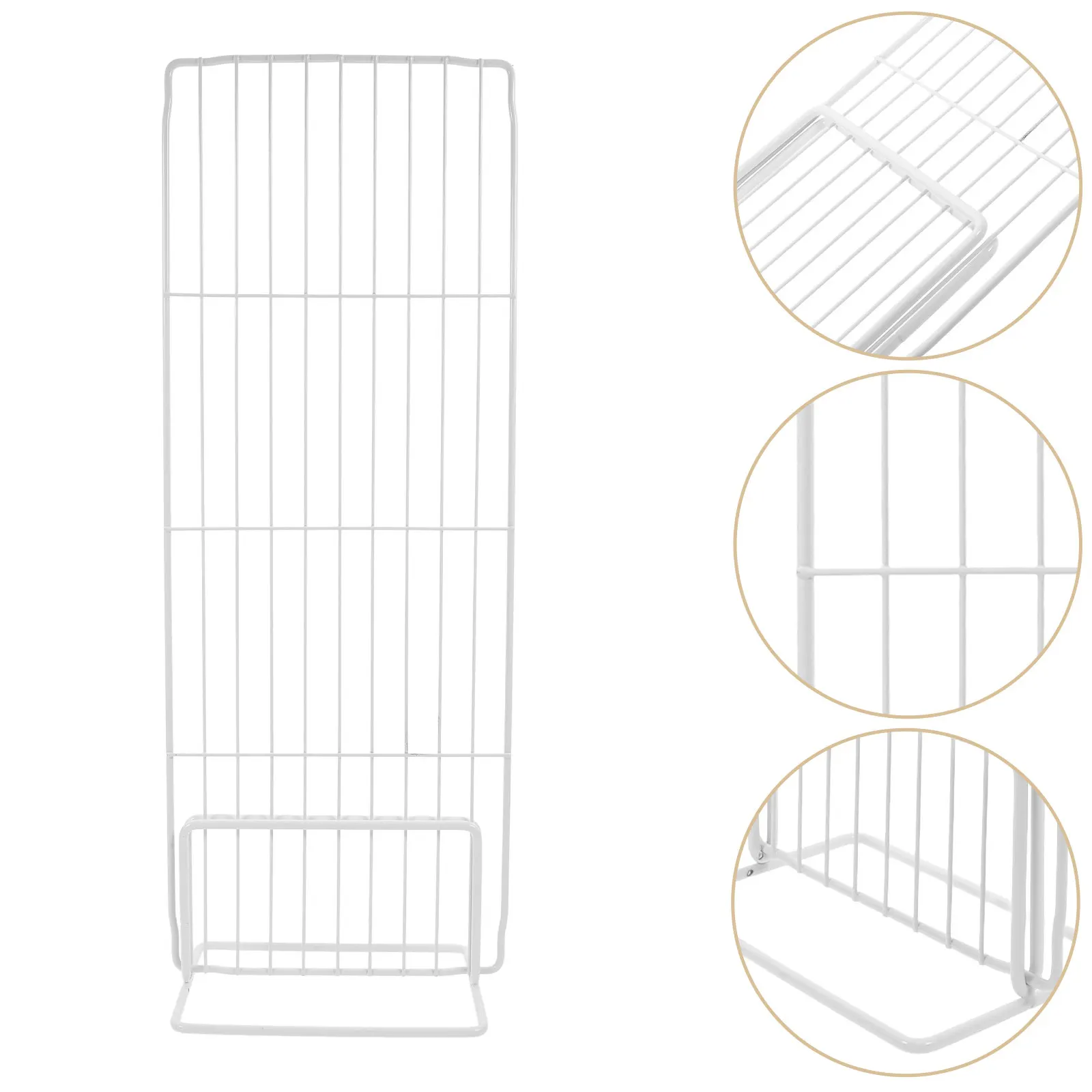 

1Set Freezer Wire Partition Heavy Duty Iron Divider for Fridge Cabinet Space Optimization Small Item Classification Storage
