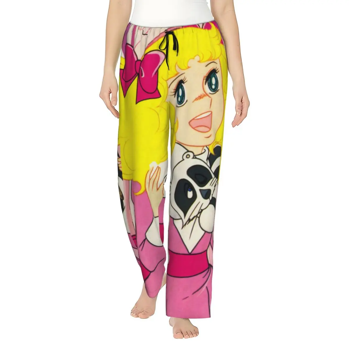 

Custom Candy Candy Anime Women Pajama Pants Lounge Sleep Sleepwear Bottoms with Pockets