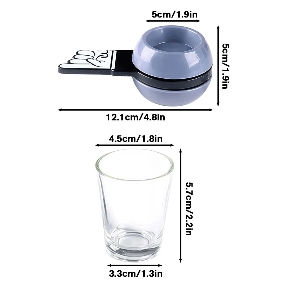 Russian Roulette Drinking Game Set – Rotating Arrow Turntable Toy for Bar, Party, and KTV Entertainment