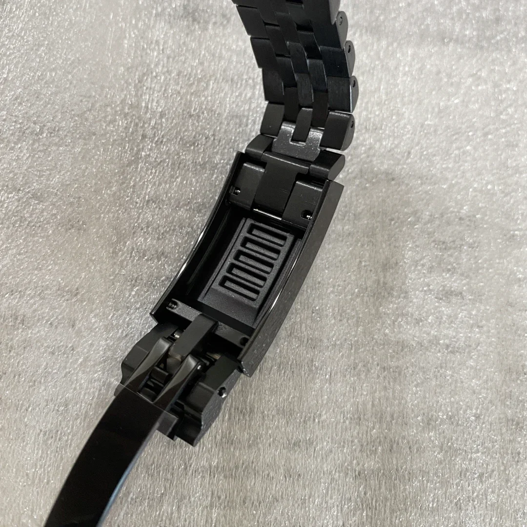 高品質のスチールストラップケース,nh35,nh34ムーブメント,トリムバックル,バンサブマリン,sk,gmtケース,40mm