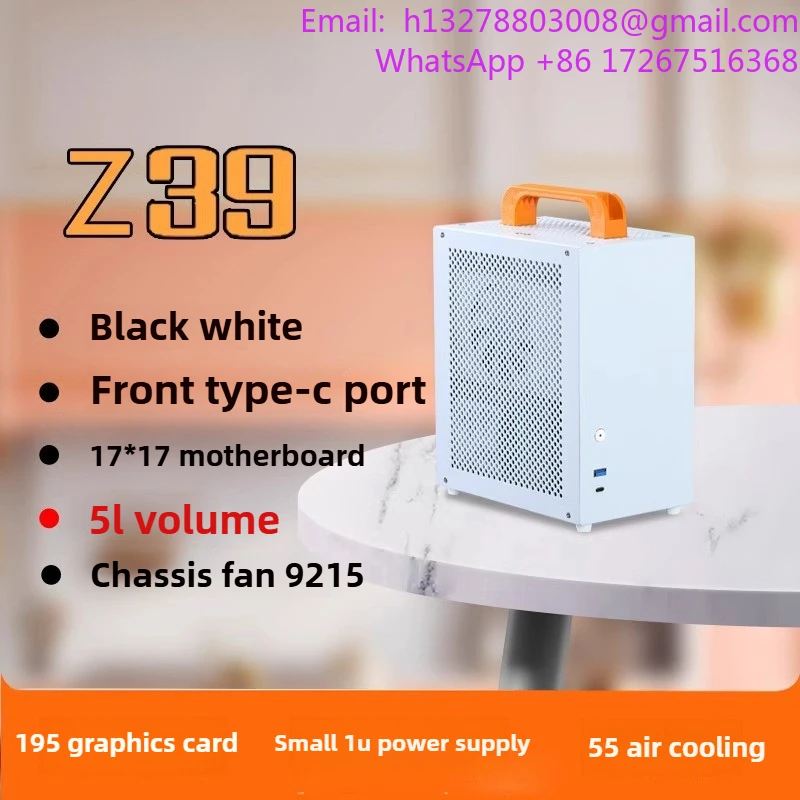 

Z39 Mini ITX Small Host Case A4 Portable Portable Desktop m24 Non-SGPC Fool Superman K39