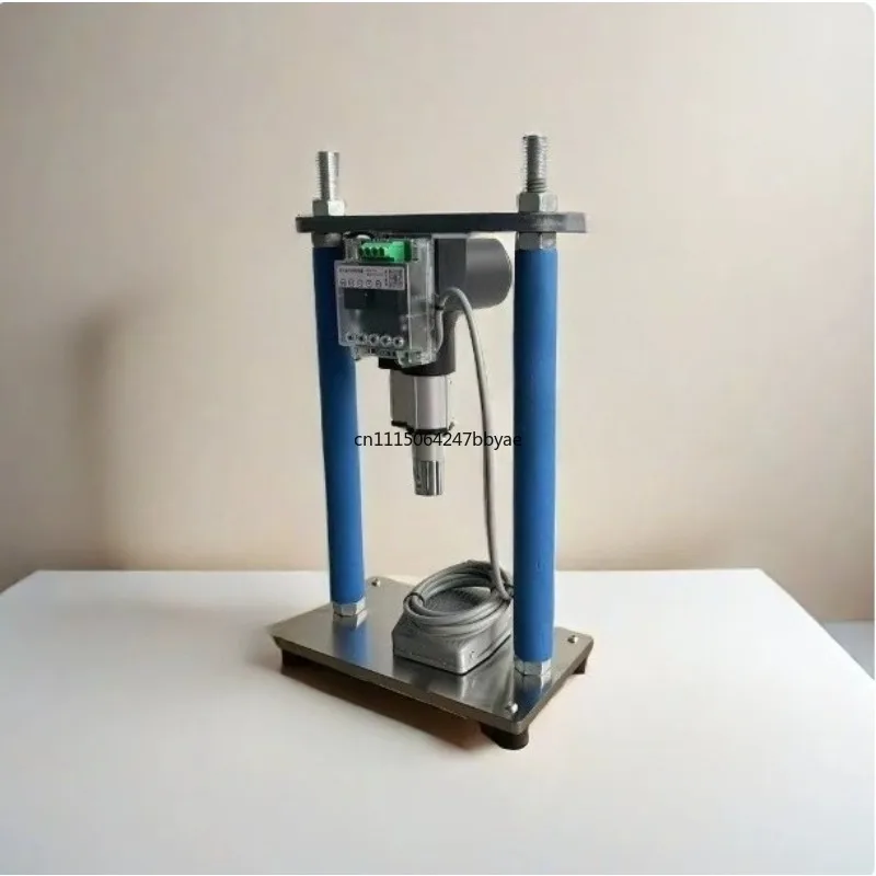 (New)electric Silent Press Machine Universal Desktop Hydraulic Die Press Height Adjustable 30MM Stroke 5MM/S 8000N