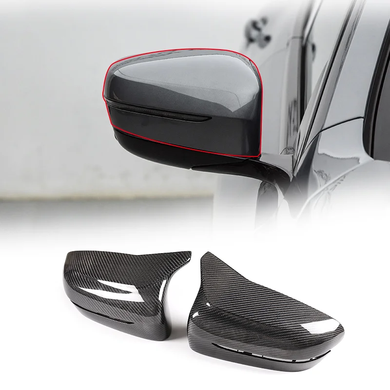 

For BMW new 3 series 4 series 5 series 7 series 8 series mirror cover decoration real carbon fiber replacement LHD