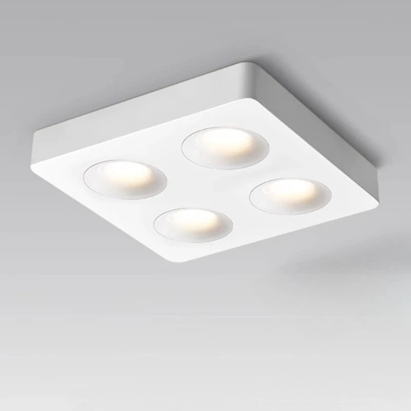 Aluminium LED Spotlights Full Spectrum Eye Protection LED Downlight Living Room Study Bedroom Light High Color Rendering Lights