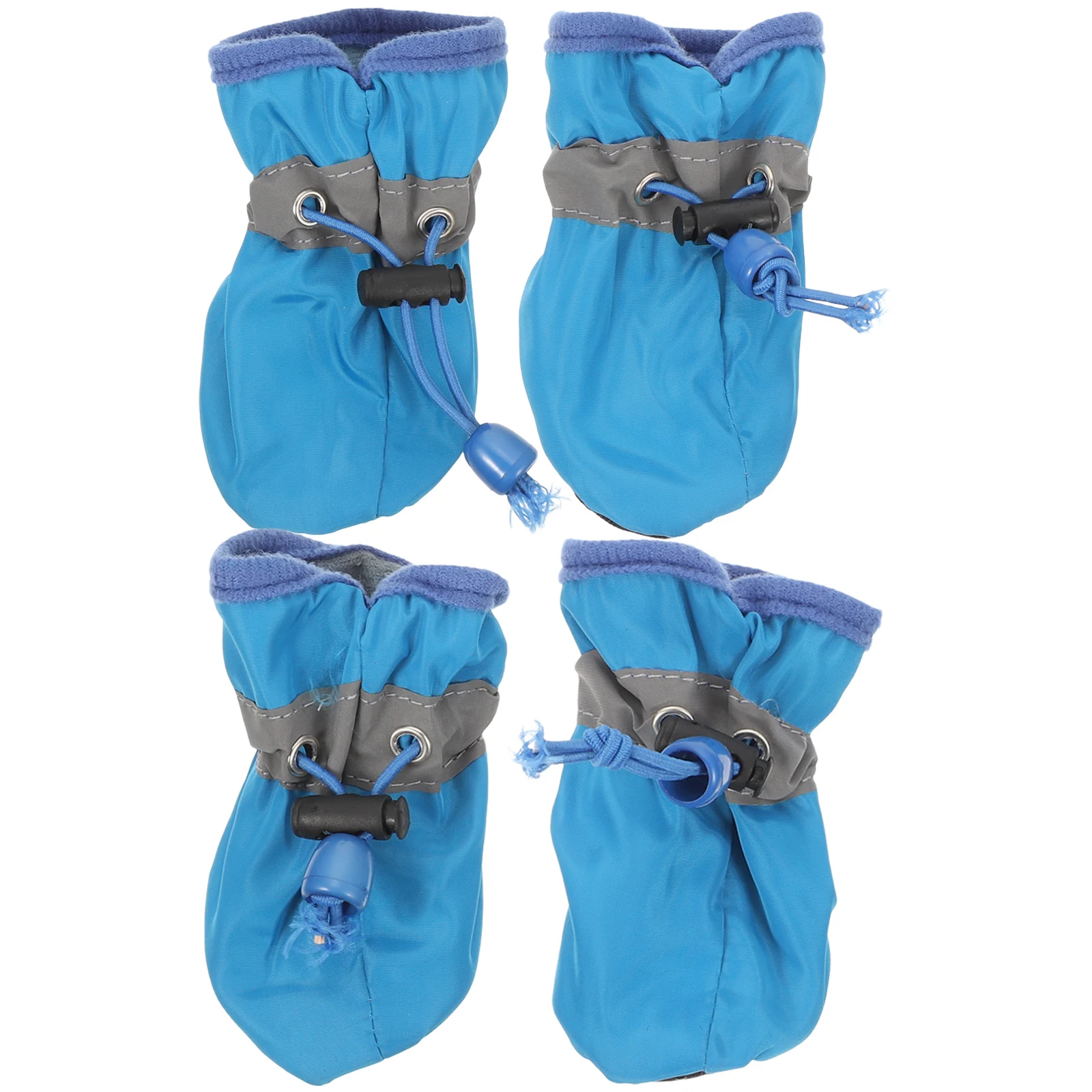 

4 pcs Dog Waterproof Boots Small Shoes Booties for Dogs Paw Protectors Puppy AntiSlip Outdoor Hiking Snow Sand Sports