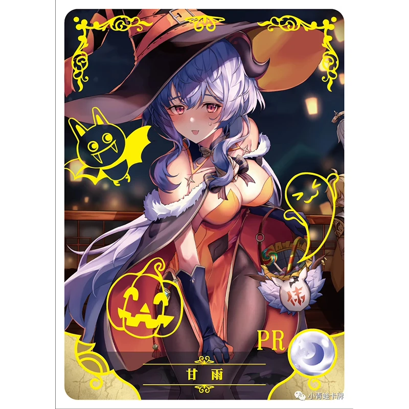 Goddess Story 2M08 series PR card Hatsune Miku Rem Anime characters Bronzing Collection flash card Cartoon toys Christmas gift