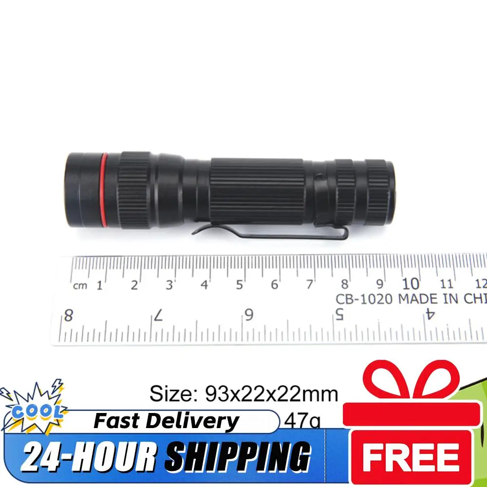 Emergency LED Flashlight USB Charging Portable Camping Flashlight 3 Gears Mini Super Bright Light Waterproof for Power Outages