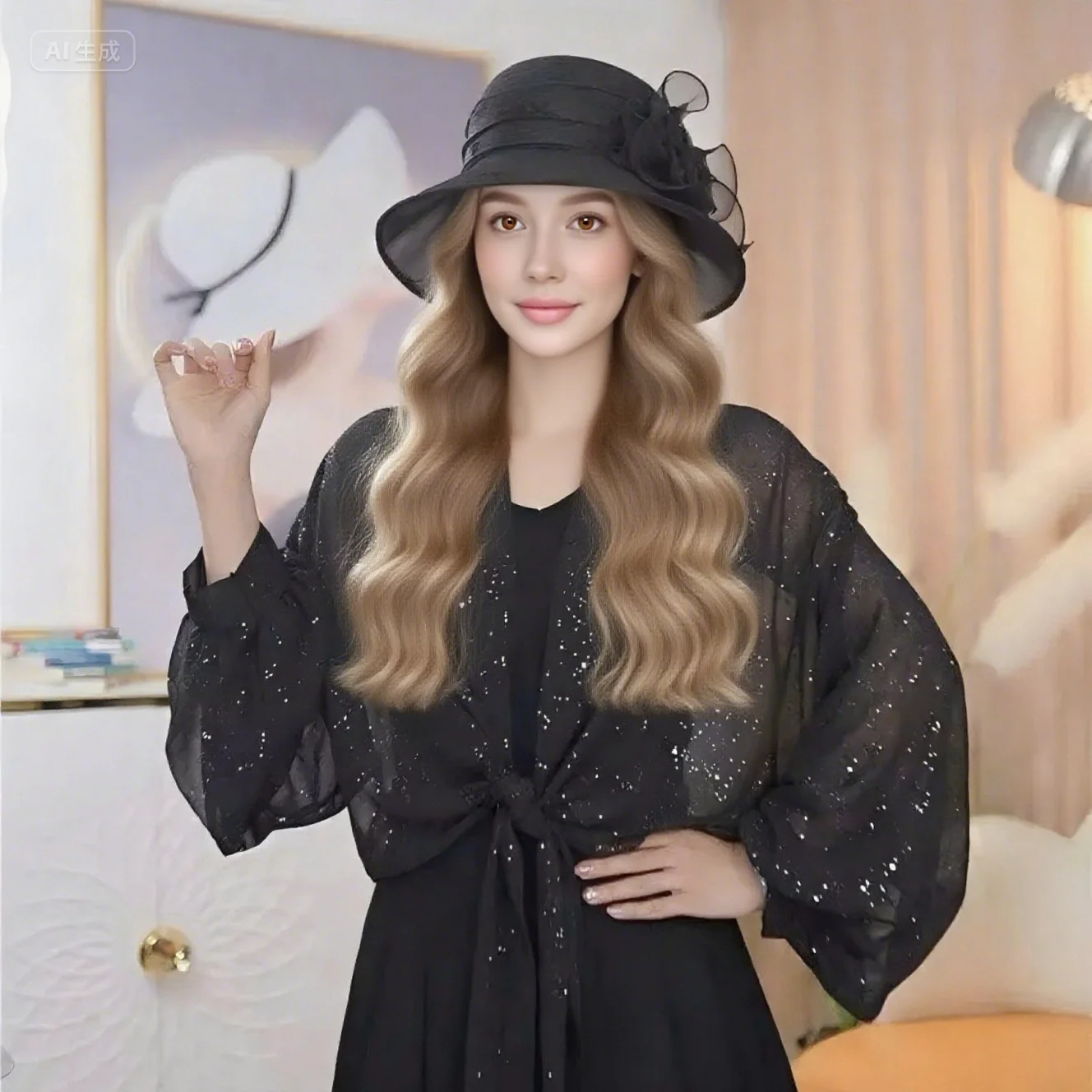 

Летний блестящий шифоновый кардиган с блестками, женская солнцезащитная одежда, шаль, повседневный свободный топ с длинными рукавами, пляжная рубашка, блузки