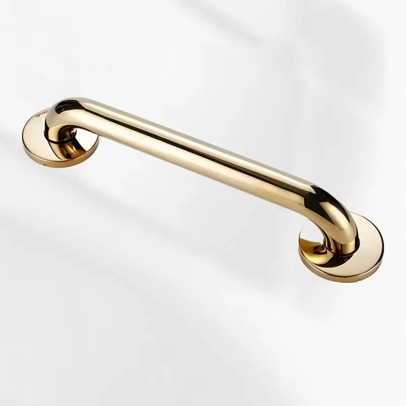 50CM Gold Stainless Steel Bathroom Safe Grab Bar Toilet Handrail Grab Bar Shower Safety Support Handle Durable Easy Install