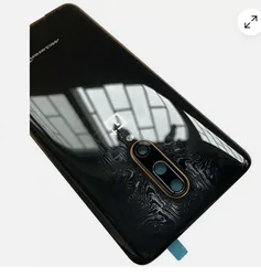 A  for Oneplus 7T Pro/1+7T Pro back battery door glass cover housing Replacement with Camera Len with Adhesive