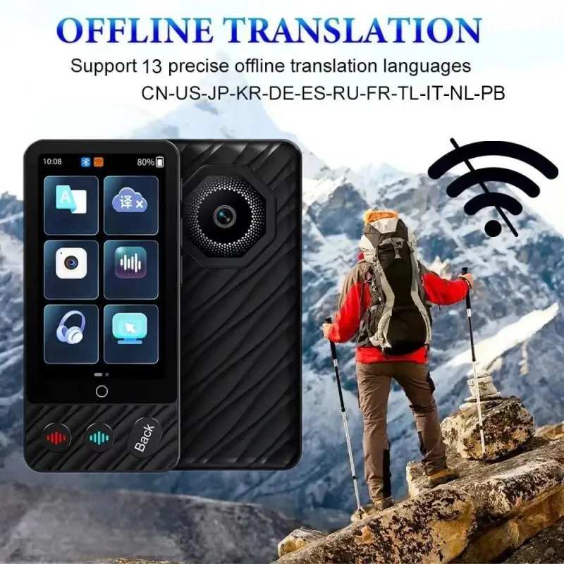 142 Languages Smart Voice Translator M50 Accurate Offline Translate 19 Languages Business Travel Photo Recording Translation