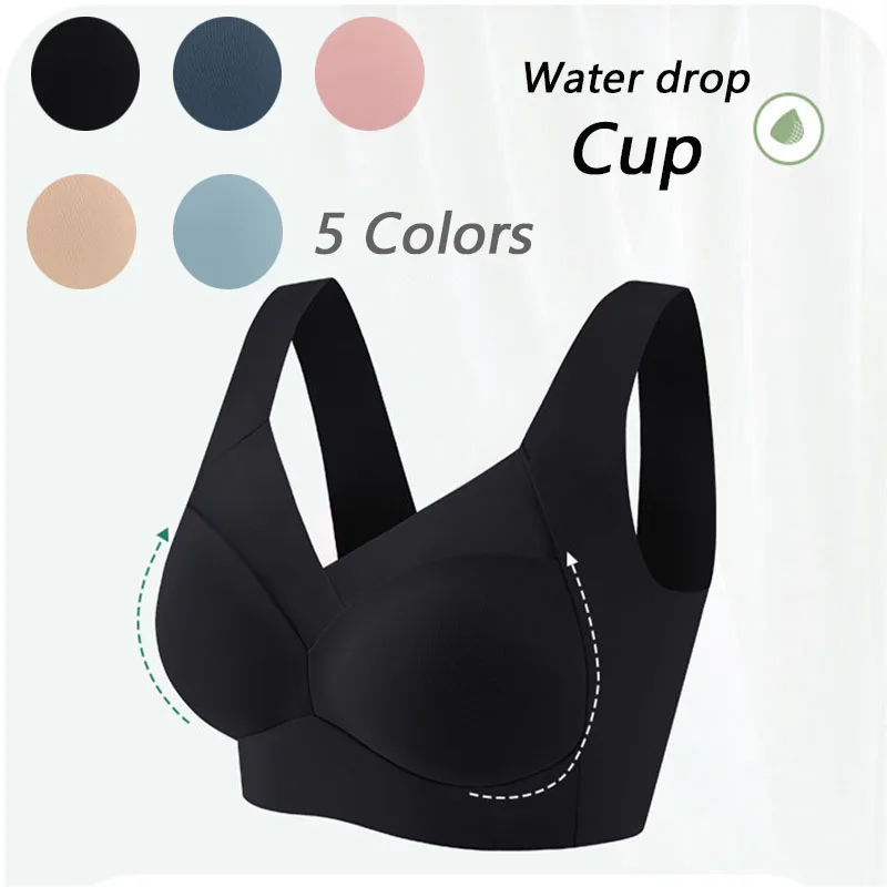 Seamless Bras For Women Large Size Top Comfortable No Wire Push Up Bra Underwear Yoga Fitness Sport Female Lingerie L-3XL