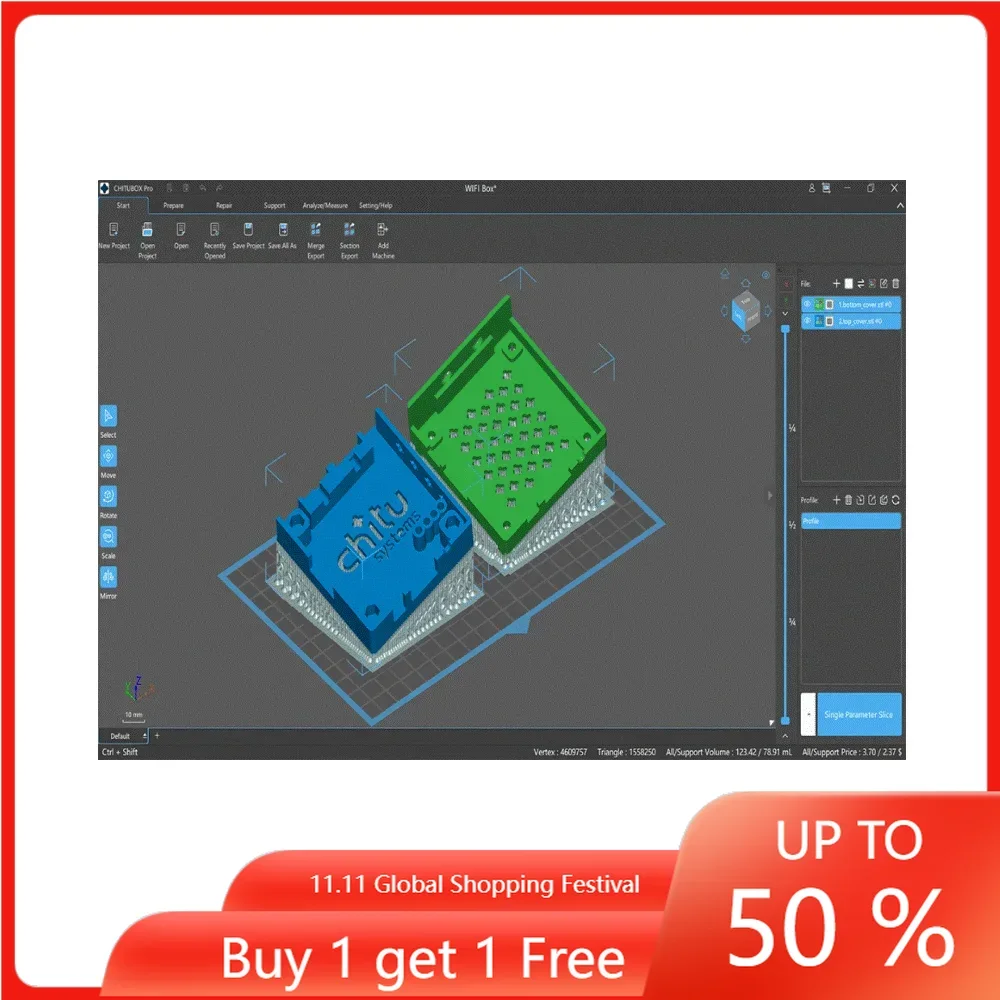 CHITUBOX PRO 3D slice printer software 1 year license CHITU high quality performance professional creative DIY printing system