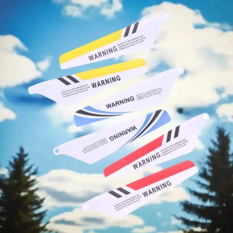 Conjunto de 4 lâminas de ventilador principal de helicóptero RC - perfeito para projetos DIY Syma S107