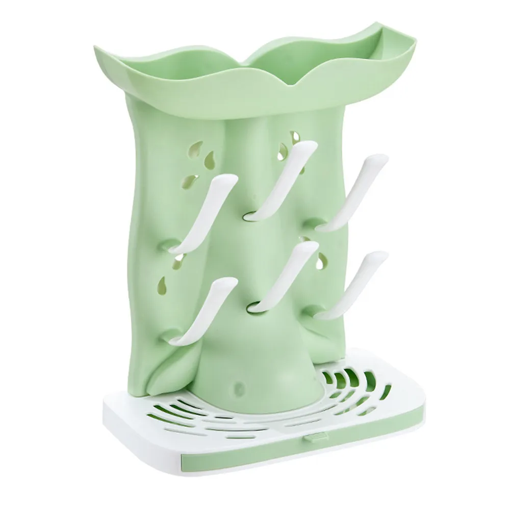 Baby Bottle Drying Rack Multi-Functional Portable Holder Quick-Drying Space-Saving Baby Bottle Organizer Kitchen Storage Bracket