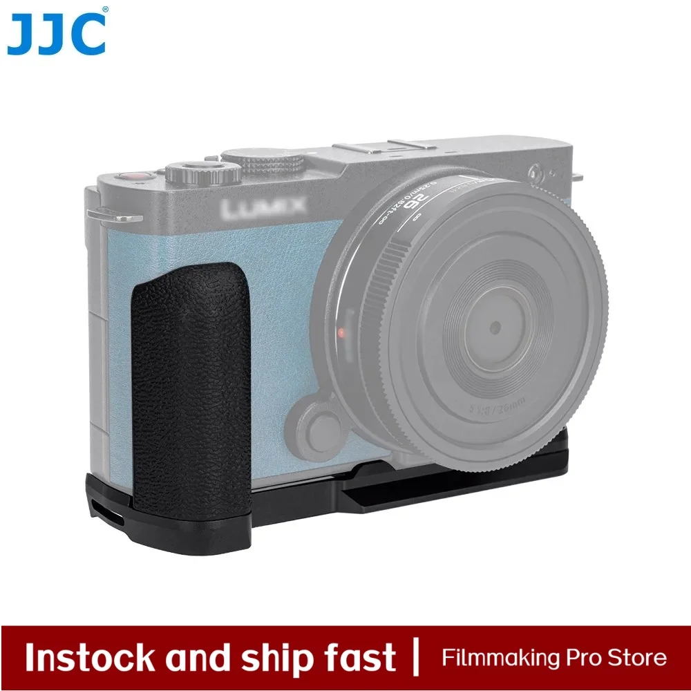

JJC L-Bracket Handle for Panasonic Lumix S9 Camera with Built-in Arca Quick Release Plate S9 Camera Accessories