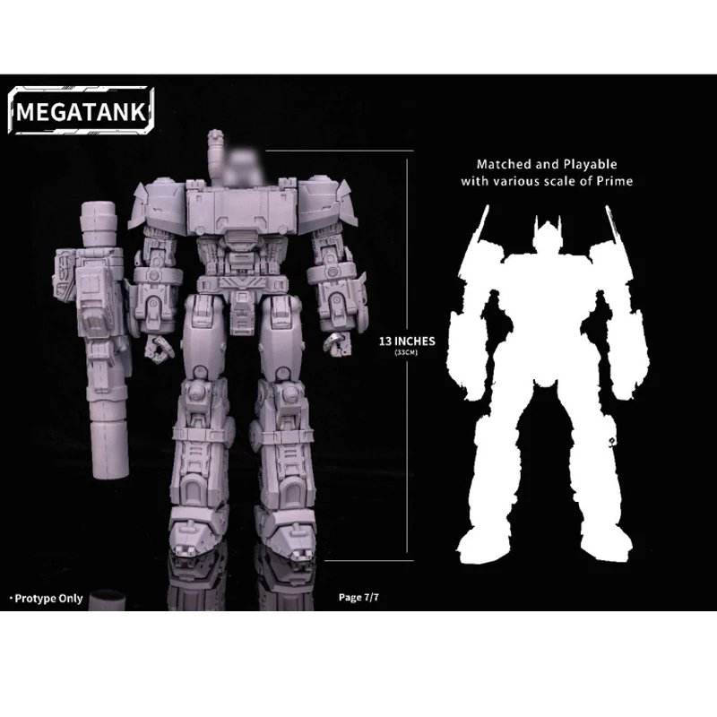 Transformation MEGATANK MT01 Tank Monocrat Action Figur Jungen Sammeln legierung Transforming Spielzeug