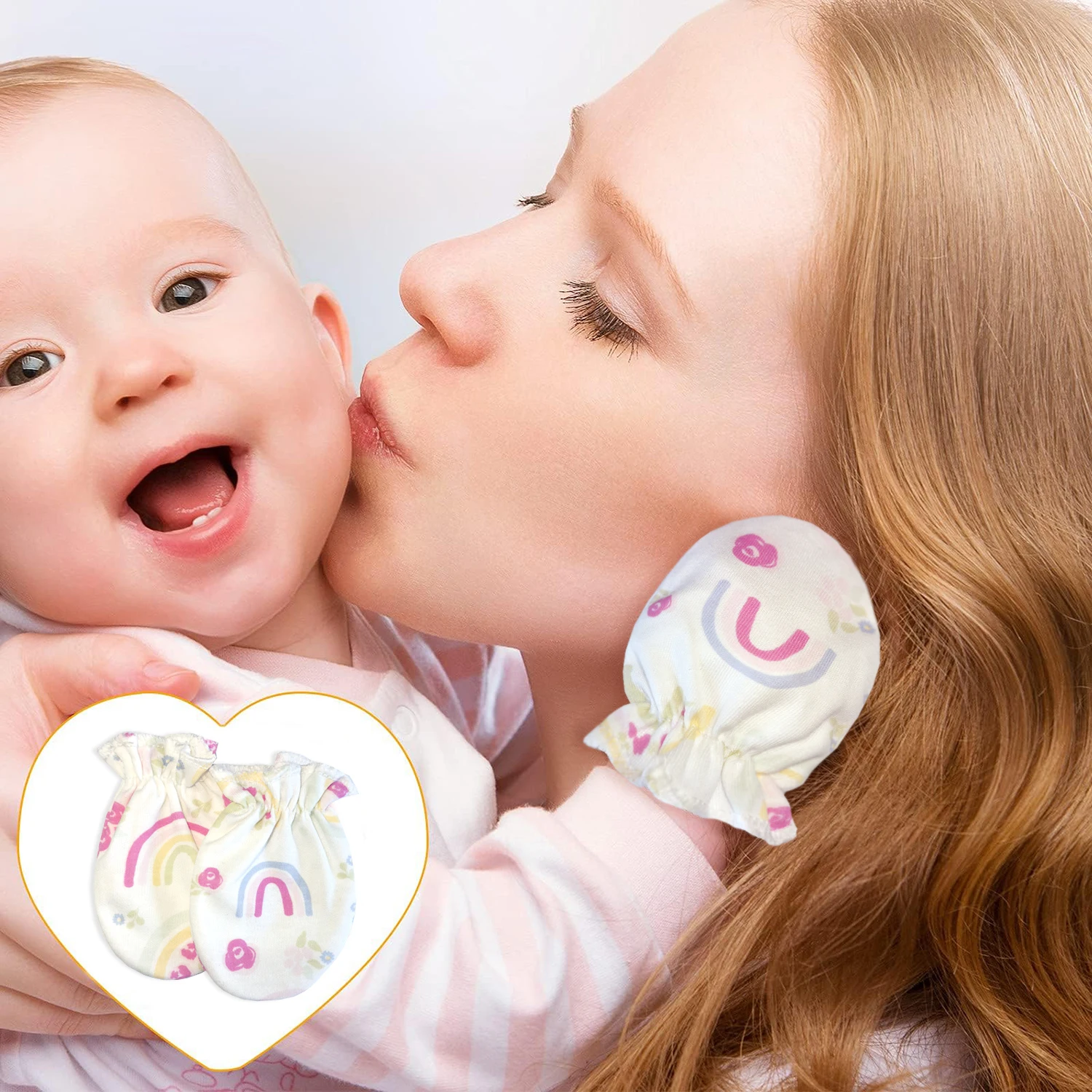 6 أزواج من القفازات الصديقة لل - مراجعة Baby Mittens Scratch وسعره