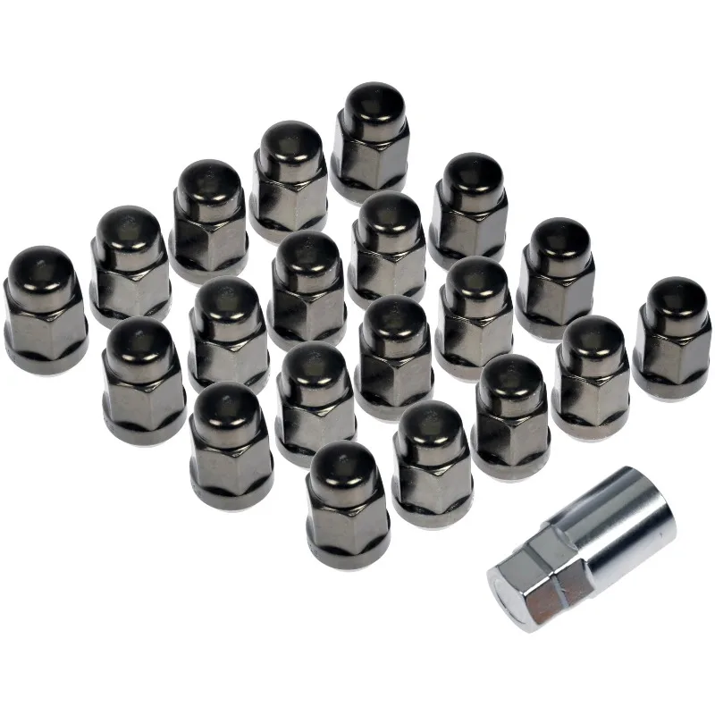 

Dorman 711-635H Wheel Lug Nut for Specific Models, Gunmetal (Pack of 21)