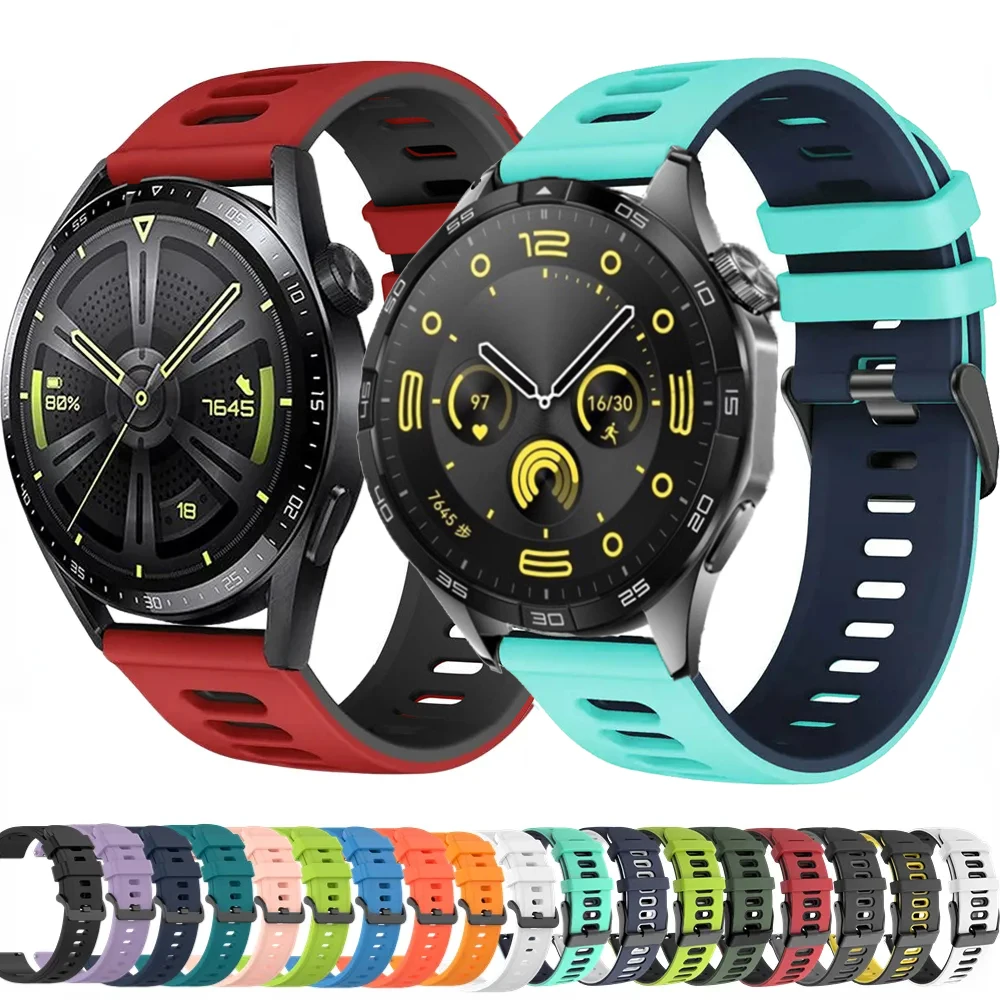 New 20 22mm Silicone Strap for Huawei Watch GT3 GT 3 46mm Sport Wristband GT 2 GT2 Pro GT3 Pro 4 5 Pro/GT 5 4 46mm Bracelet Belt