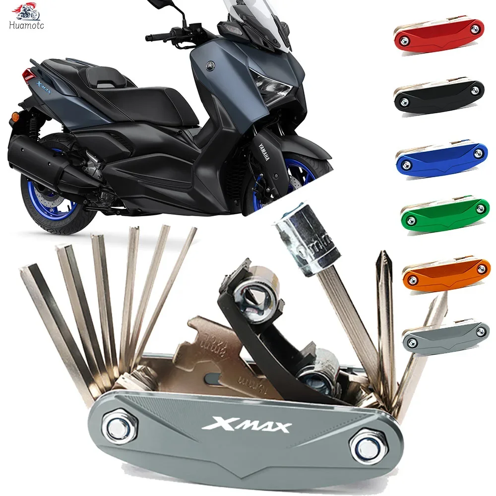 إصلاح مفك مجموعة أداة لياماها XMAX 125/250/300/400 X ماكس أداة متعددة الوظائف الجمع أداة CNC الملحقات