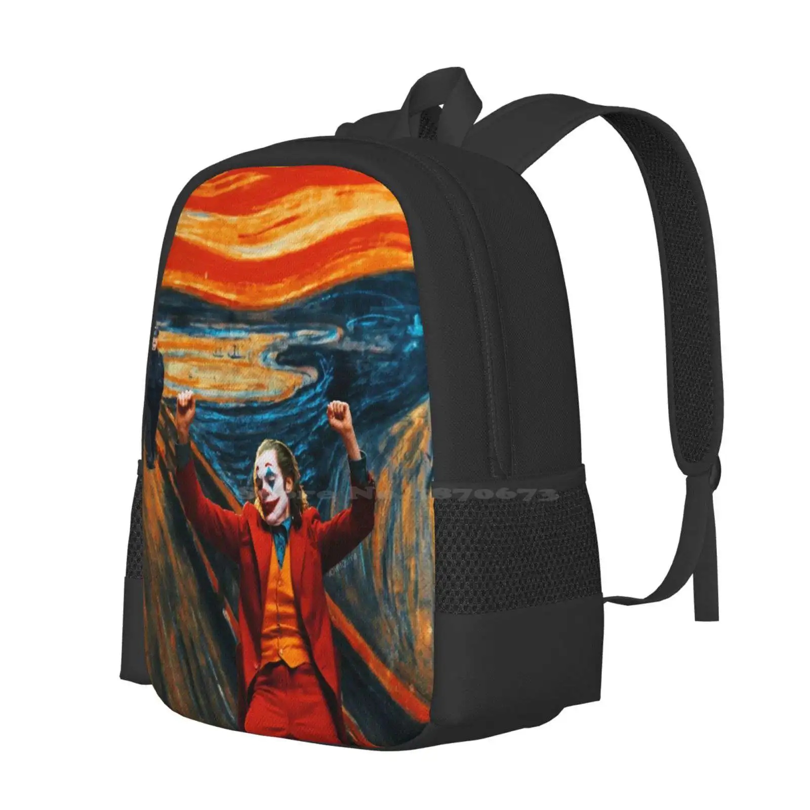 The Scream Hot Sale Backpack Fashion Bags The Scream Art Movie Cinema Joaquin Phoenix