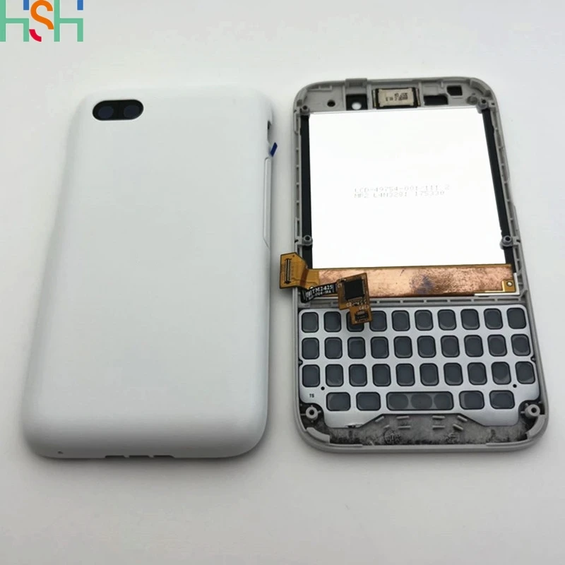 Full Housing New For BlackBerry Q5 LCD Display Touch Screen Digitizer+Bezel Frame+Keyboard+Battery Door Cover