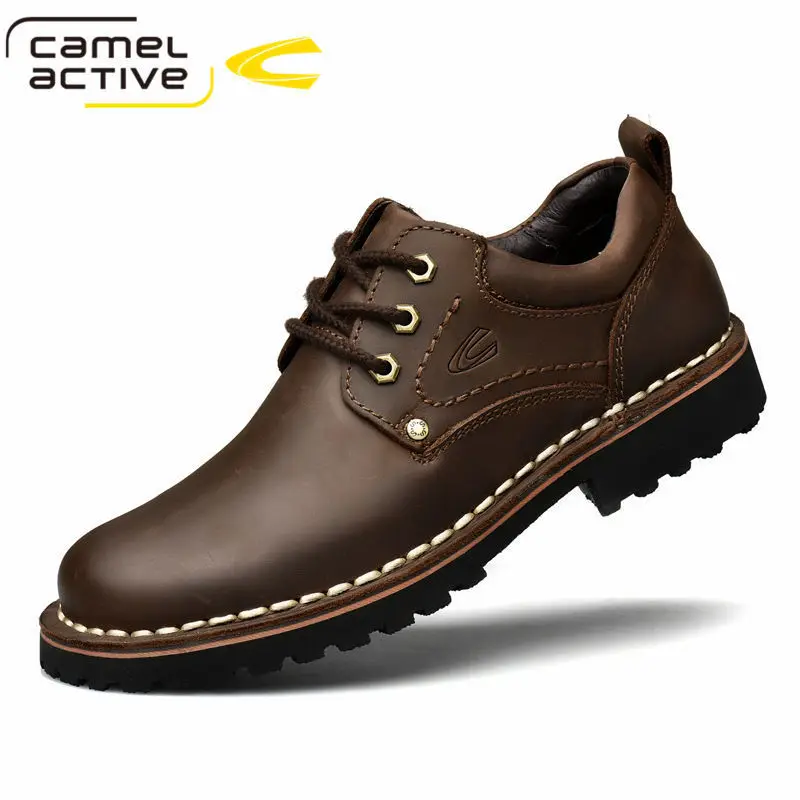 

Camel Active Men Shoes Genuine Leather Casual Dress Shoes First Layer Cowhide Handmade Thick-soled Elegant Shoes for Men