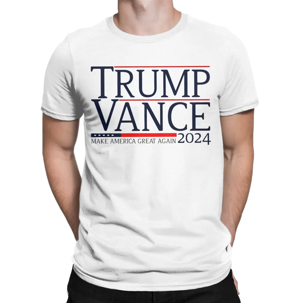 Summer Trump Vance 2024 President Election Men Women's T Shirt Outfits Funny Tee Shirt T-Shirt 100% Cotton All Seasons Clothes