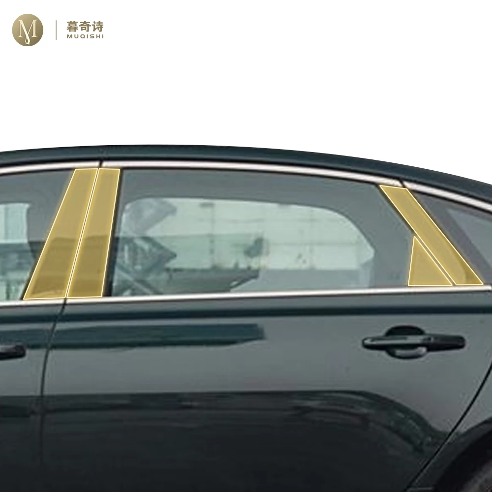 

For Jaguar XFL 2025-2026 Pre cutting Car Exterior Body B C Window pillar PPF paint protection film TPU scratch resistant film