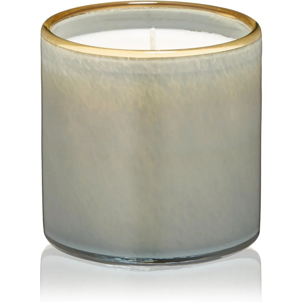 Classic 6.5 oz Sea & Dune Scented Candle with 50-Hour Burn Time, Reusable Hand Blown Glass, American Made