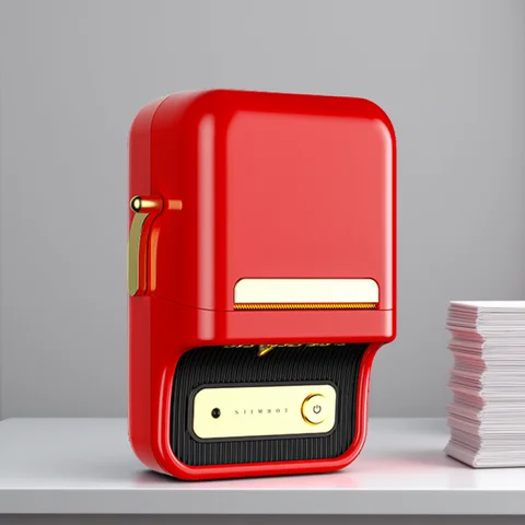 NiiMbot B21 Mini Thermal Printer Wireless Barcode Label Maker Bluetooth Portable Adhesive Label Printers for Office Commercial