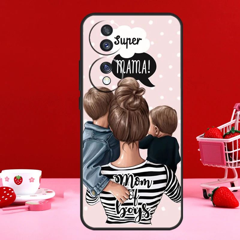 Baby Mom Girl Queen Case For Honor Magic 6 5 Pro 50 70 90 Lite X6 X7 X8 X9 X6a X7a X8a X9a X8b X9b Back Cover