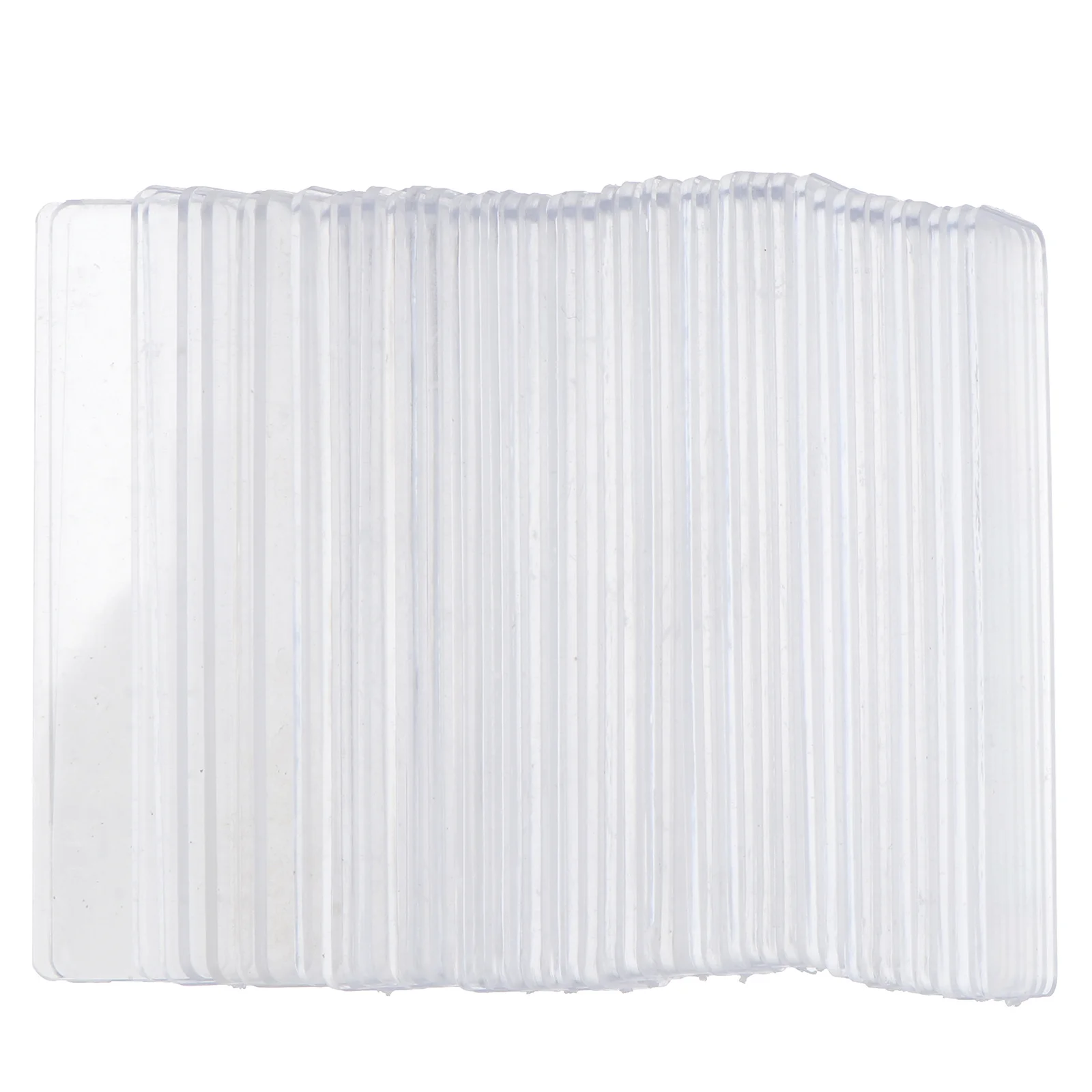 

100Pcs Nail Display Rack Transparent Board for Art Practice Salon Use Ladies Gift Plastic Tip Stand Nail Training Rack