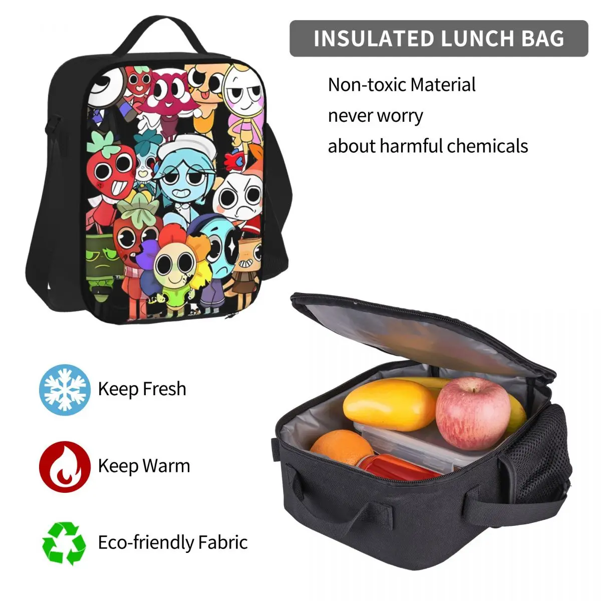 D-Dandys W-World Woahhhh عيد الميلاد 3 قطعة/المجموعة حقيبة الظهر للمراهقين Daypack حقيبة الغداء مقلمة #6