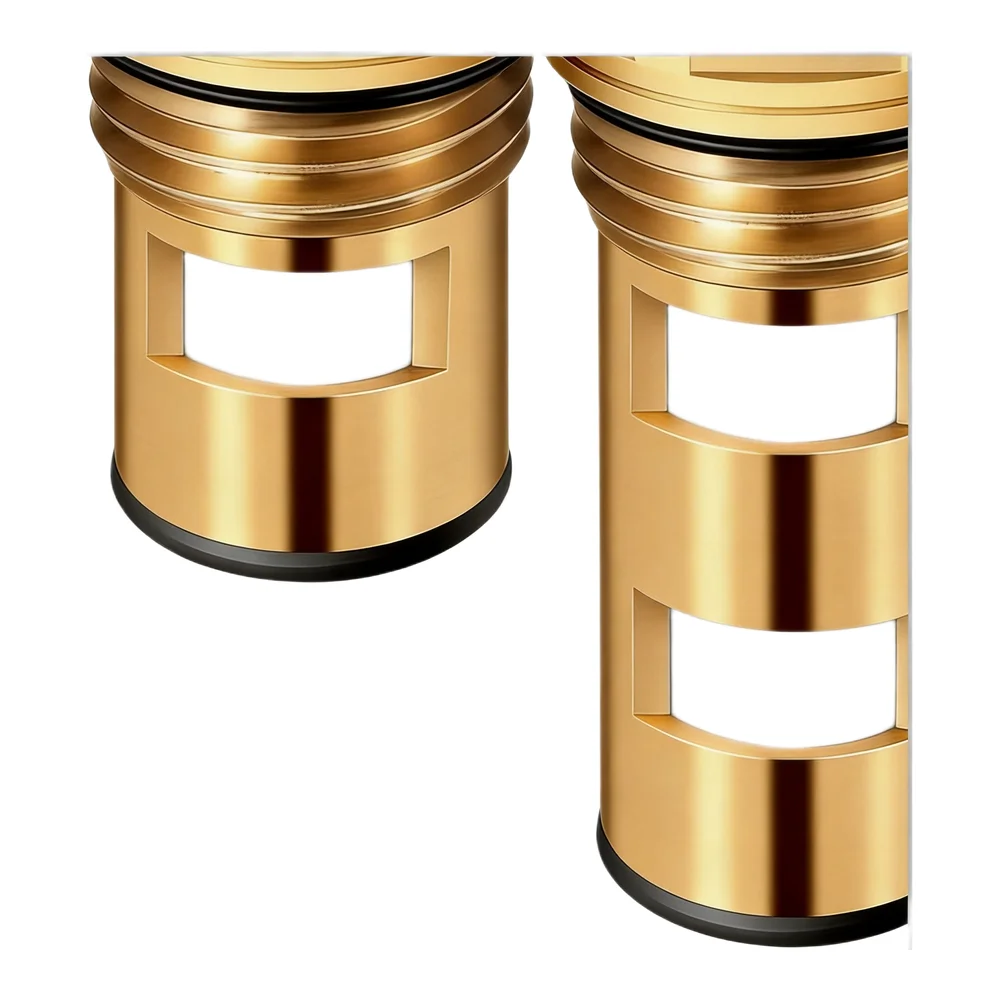 2pcs Brass Valve Core Cartridge Replacement 9940530070A 0070AH with Tight Seal and Silicone Rings to Prevent Water Leakage