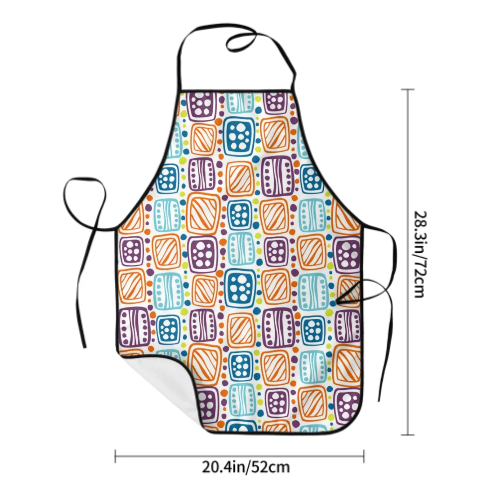 Rectangle Polyester locking hem Apron Home Cooking Baking Kitchen Yellow Flower Apron Blue Daisy Cute Daisy Cute Elephant