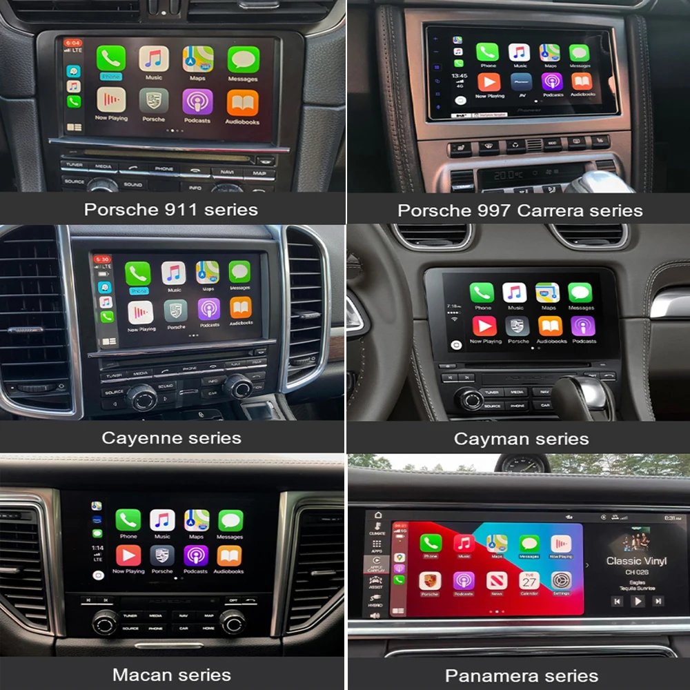 Dckloer Wireless CarPlay and Android Auto for Porsche Panamera PCM 3.1 2010-2016 7" Display Carplay Integration Module
